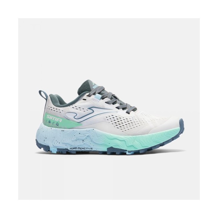 Zapatilla Trail Mujer Sima 2602 Blanco Transpirable