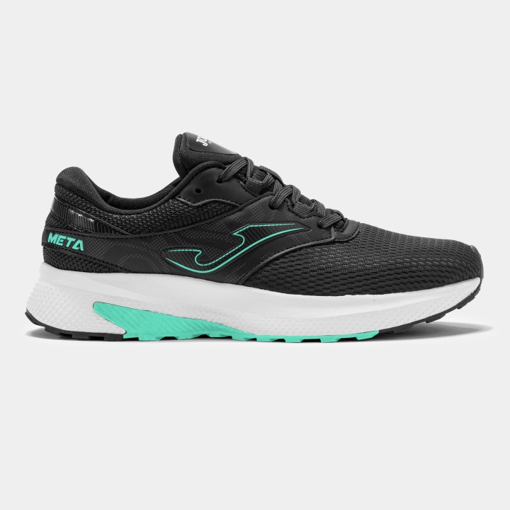 Zapatilla Running Mujer Joma Meta 2501 Negro Turquesa Transpirable