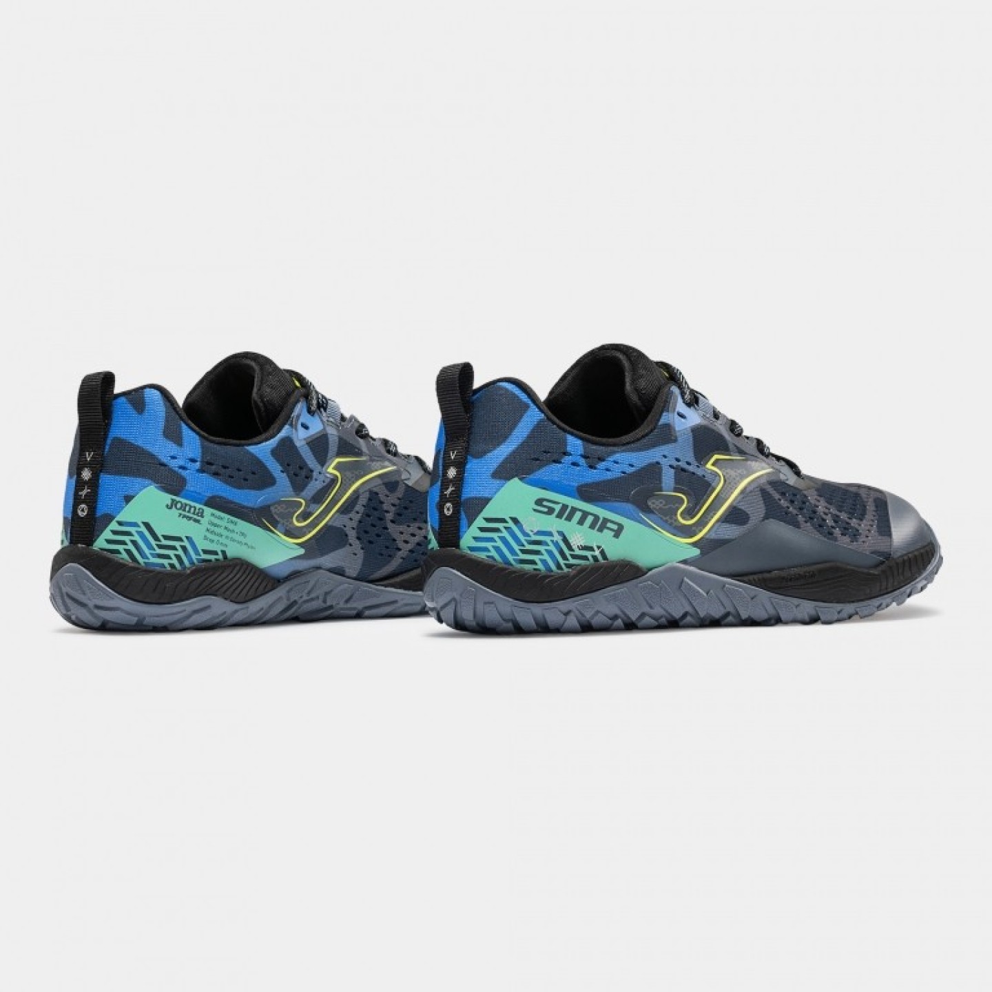 Zapatilla Barefoot Trail Hombre Joma Sima 2601 Negro Transpirable