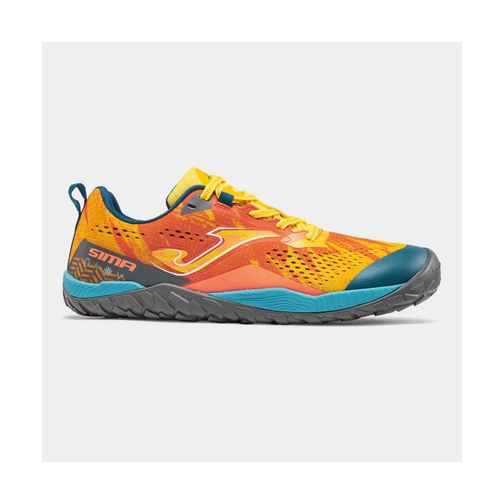 Zapatilla Barefoot Trail Hombre Joma Sima 2629 Amarillo Transpirable