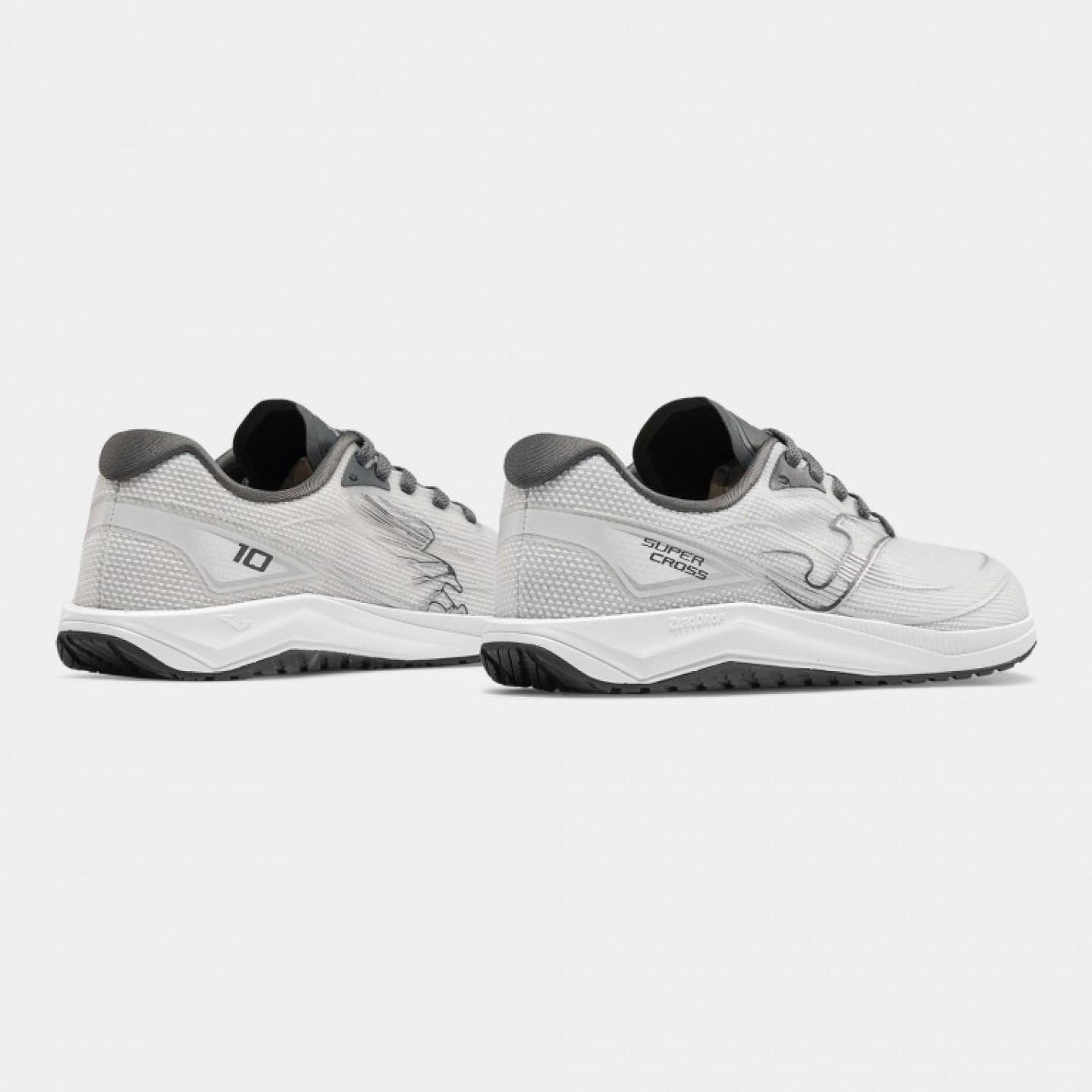 Zapatilla Barefoot Running Hombre Joma Supercross 2612 Gris Transpirable