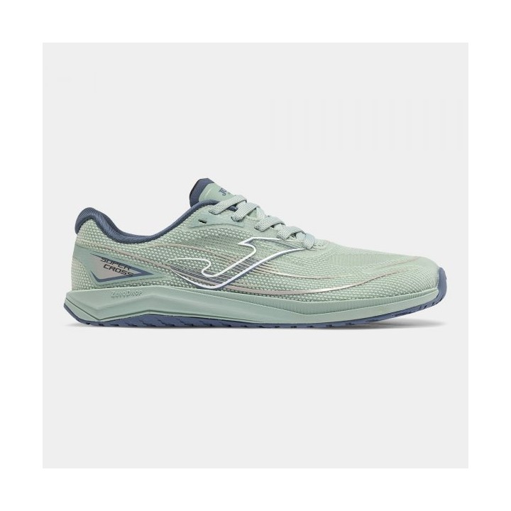 Zapatilla Barefoot Running Hombre Joma Supercross 2615 Verde Transpirable
