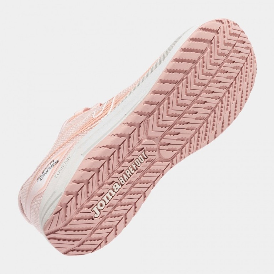 Zapatilla Barefoot Running Mujer Joma Supercross 2629 Rosa Transpirable