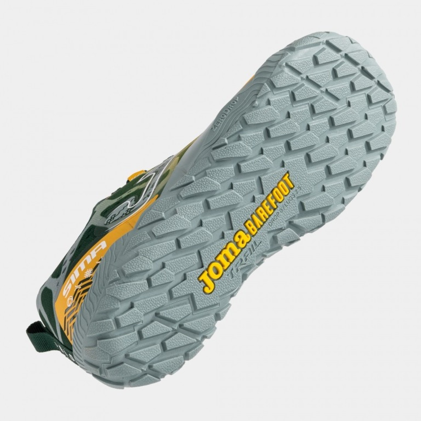 Zapatilla Barefoot Trail Niños Joma Sima 2628 Naranja Transpirable
