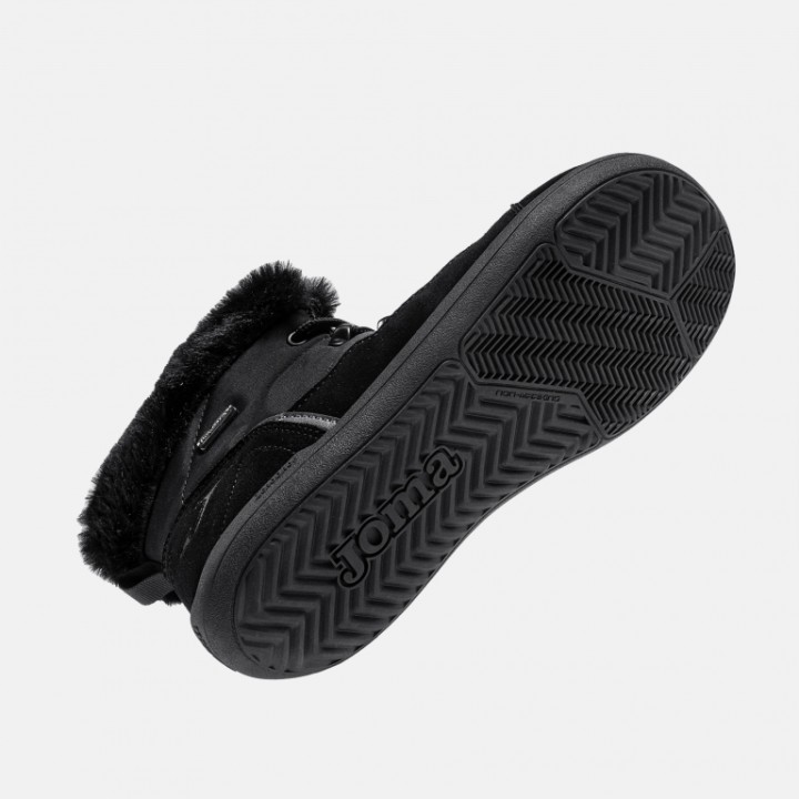 Zapatilla Barefoot Casual Mujer Joma Yaris 2501 Negro Abrigada